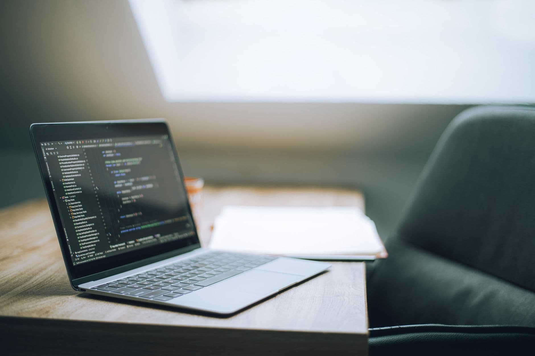 office programmer desk computer